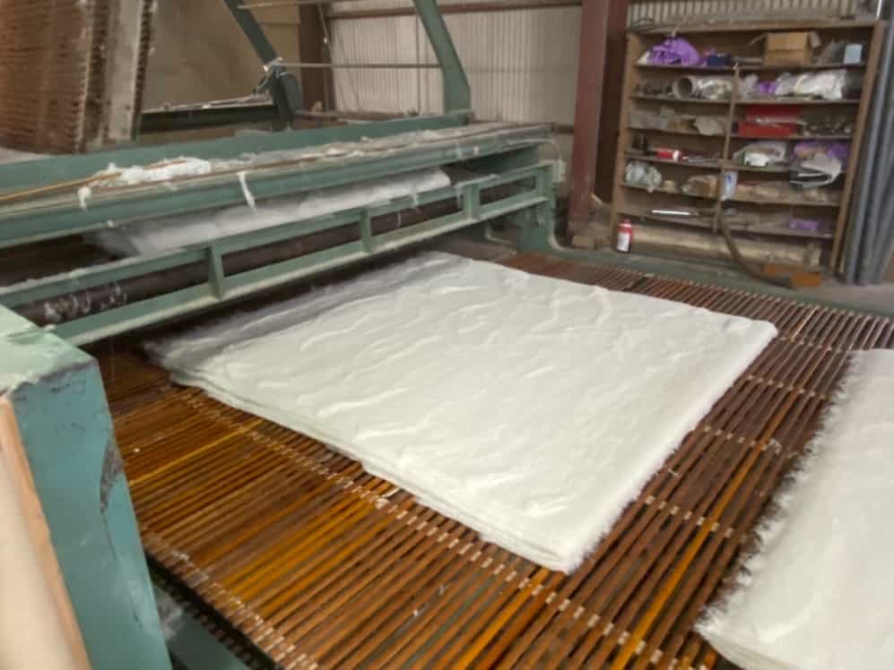 布団打ち直しの過程